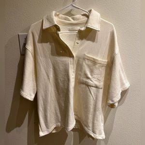 OAK + FORT cream polo